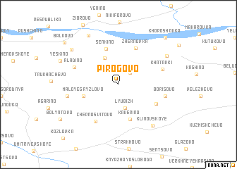 map of Pirogovo