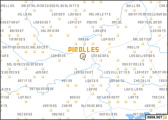 map of Pirolles