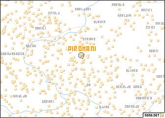 map of Piromani