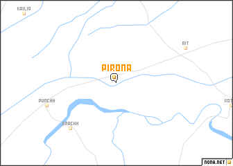 map of Pironā