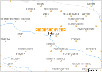 map of Pirovshchyzna