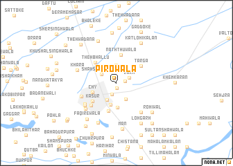 map of Pīrowāla