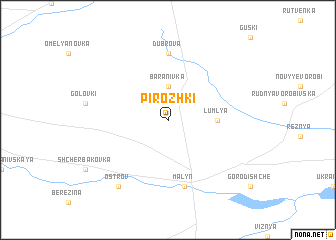 map of Pirozhki