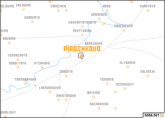 map of Pirozhkovo