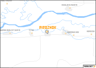 map of Pirozhok