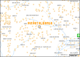 map of Pīr Patal Bānda