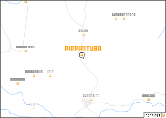 map of Pirpirituba