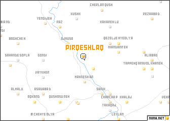 map of Pīr Qeshlāq