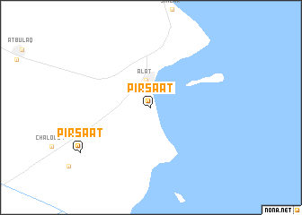 map of Pirsaat