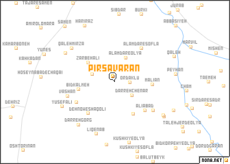 map of Pīr Savārān