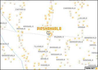 map of Pir Shāhwāla