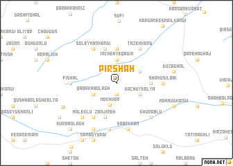 map of Pīr Shāh