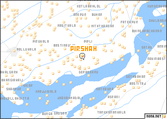 map of Pīr Shāh