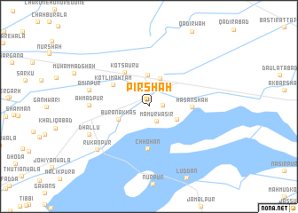 map of Pīr Shāh