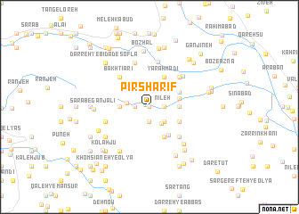 map of Pīr Sharīf