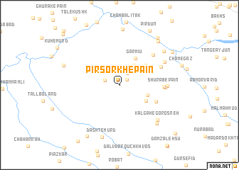map of Pīr Sorkh-e Pāʼīn