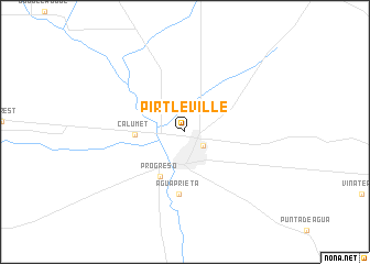 map of Pirtleville