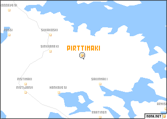 map of Pirttimäki