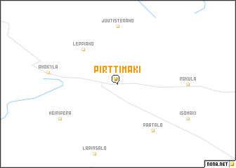 map of Pirttimäki