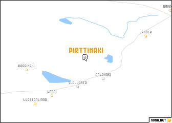 map of Pirttimäki