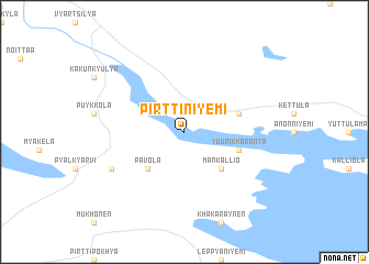 map of Pirttiniyemi