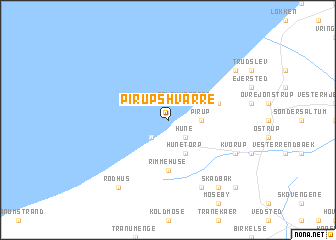 map of Pirupshvarre