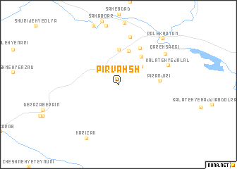 map of Pīr Vaḩsh