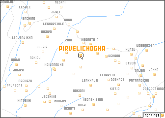 map of Pirveli Chogha