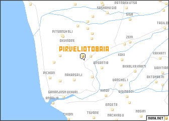 map of Pirveli Otobaia