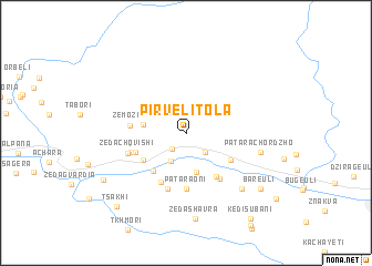 map of Pirveli-Tola