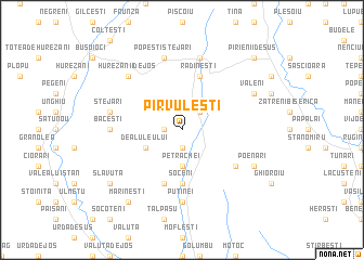 map of Pîrvuleşti