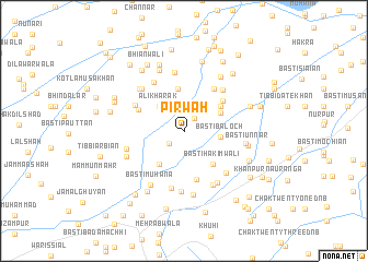 map of Pīrwāh