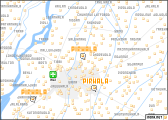 map of Pīrwāla