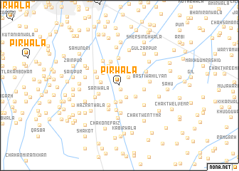 map of Pīrwāla