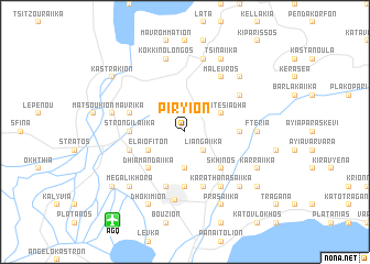 map of Piryíon