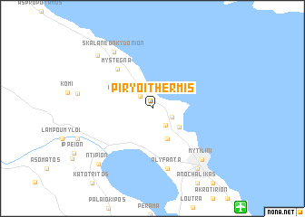 map of Píryoi Thermís