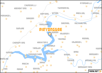 map of Piryŏngdae
