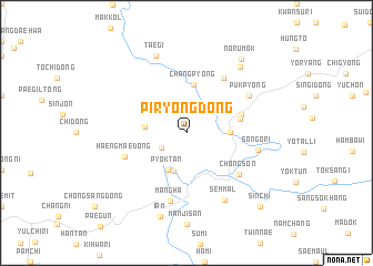 map of Piryong-dong