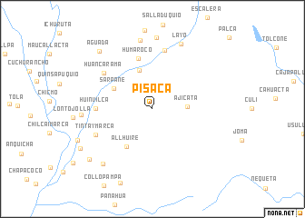 map of Pisaca