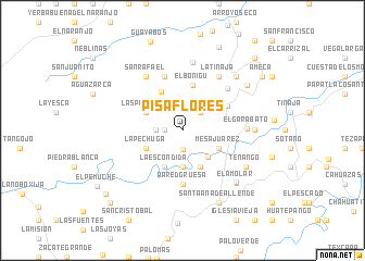 map of Pisaflores
