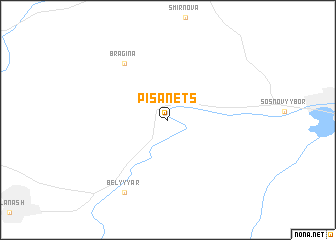 map of Pisanets