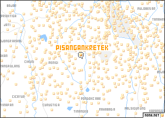 map of Pisangan-kretek