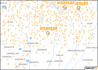 map of Pisangan