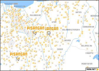 map of Pisangan