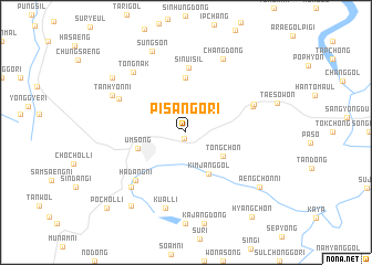 map of Pisangŏ-ri