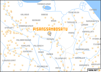 map of Pisangsambo Satu