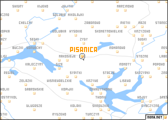 map of Pisanica