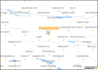 map of Pisarevka