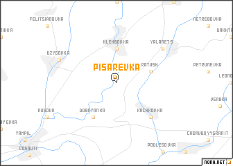 map of Pisarevka