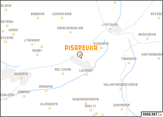 map of Pisarevka